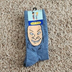 Beavis and Butt-Head Blue Socks 2 Pairs